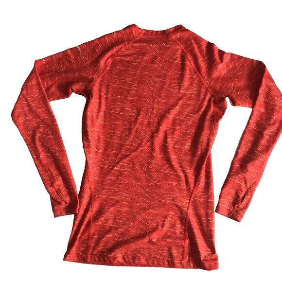 Nike Pro Combat Women’s Fitted Therma Fit Long Sleeve Shirt Size M Thumbholes - Picture 3 of 11